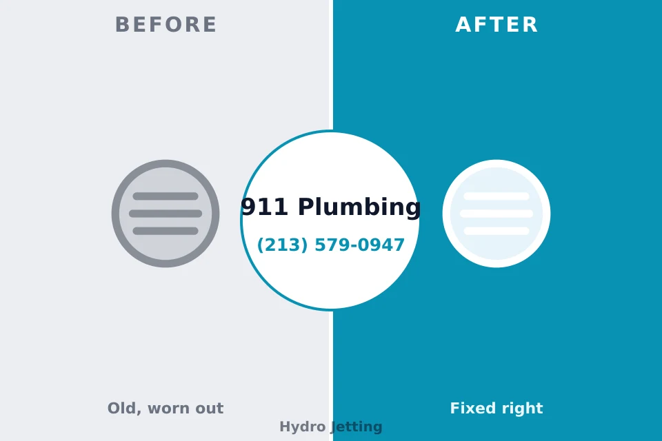 Before and after: plumbing repair Fair Haven, NY